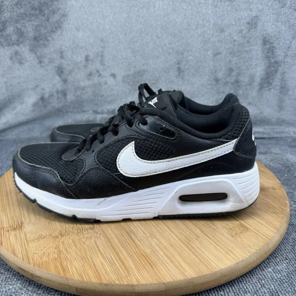 Nike Air Max SC Shoes Womens Size 6.5 Black White Running Sneakers CW4554-001